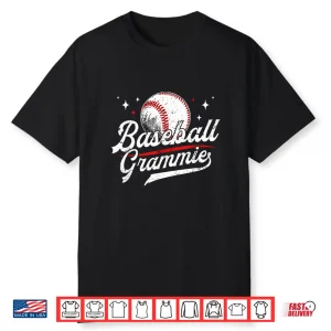 Baseball Grammie Of A Baseball Player Grammie Shirt