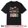 Happiness Is Being A Momo Floral Design Momo Mother’S Day Shirt