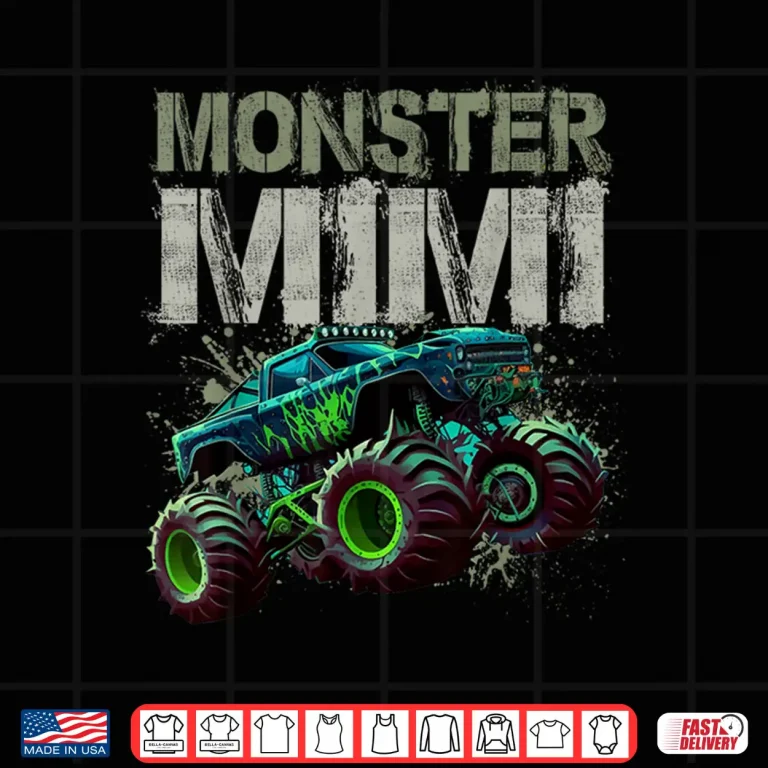 Design Monster Truck Mimi Family Matching Monster Truck Lovers Shirt