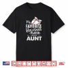 Womens My Favorite Baseball Player Call Me Aunt Mother’S Day Shirt