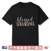 Blessed Grandma Cute Leopard Print Shirt