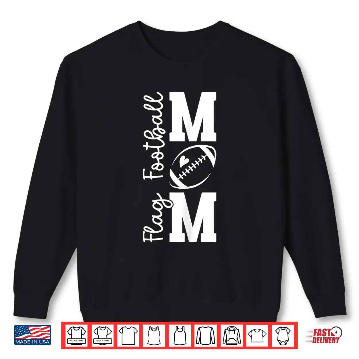 Flag Football Mom Of A Flag Football Player Mother Shirt Flag Football Mom Of A Flag Football Player Mother Shirt