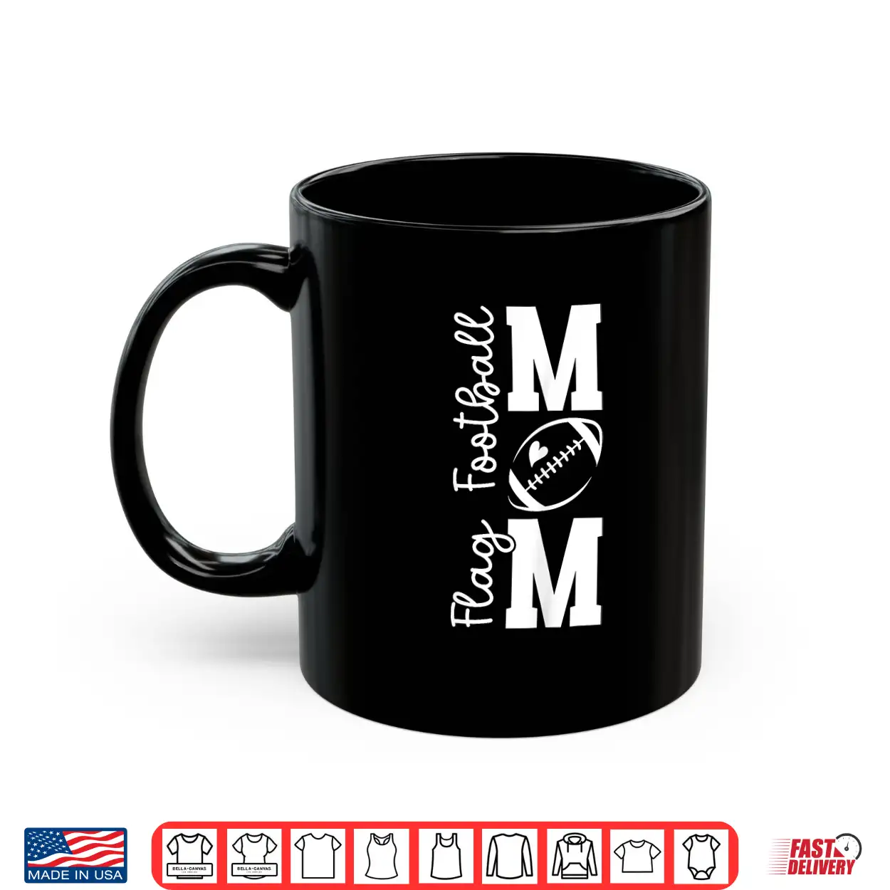 Flag Football Mom Of A Flag Football Player Mother Shirt Flag Football Mom Of A Flag Football Player Mother Shirt