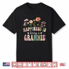 Happiness Is Being A Grammie Floral Grammie Mother’S Day Shirt