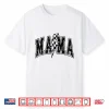 Mama Lightning Bolt Checkered Mother’S Day Varsity For Mom Shirt