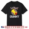 Softball Grammy Leopard Tee Ball Funny Mother’S Day Shirt