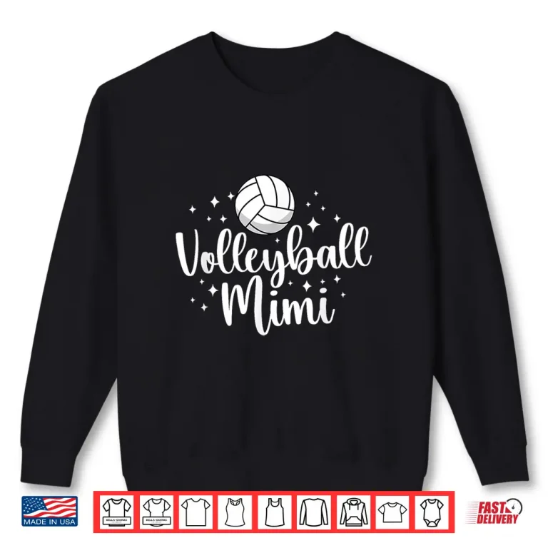 Sweatshirt Volleyball Mimi Of A Volleyball Player Mimi Shirt