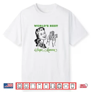 Womens World’S Best Sugar Momma Mother’S Day Adult Graphic Shirt