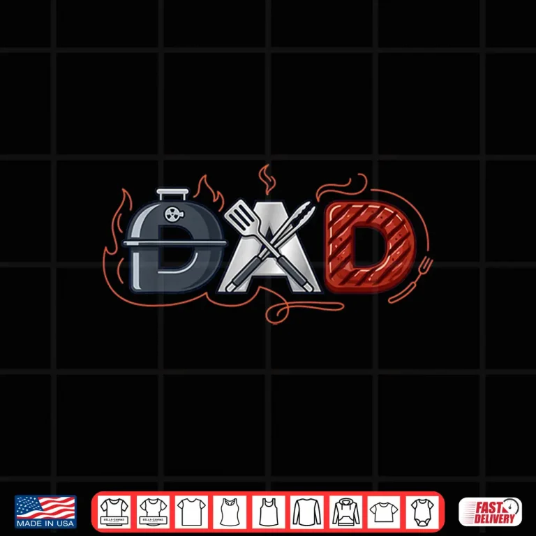 Design Grill Dad BBQ Pitmaster Father Fathers Day Birthday Shirt