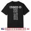Mens Christian Blessed Dad Cross Father’S Day Shirt