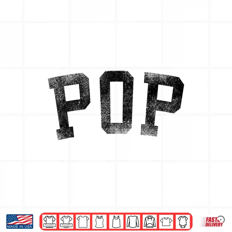 Design Pop Classic Bold Font Birthday Pop Shirt
