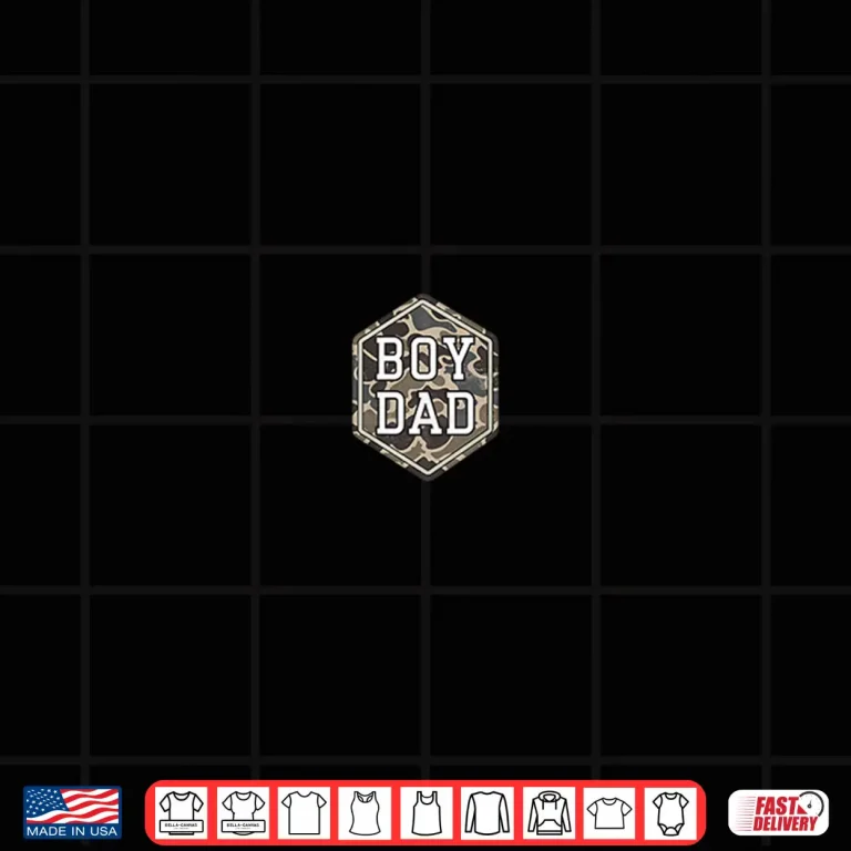 Design Camo Boy Dad Camo Dad Life Fathers Day 2 Side Shirt