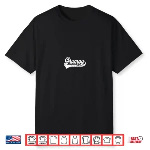 Mens Grumpy Vintage Retro Father’S Day For Papa Grandpa Shirt