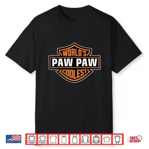 Mens World’S Coolest Paw Paw Best Dad In The World Father’S Day Shirt