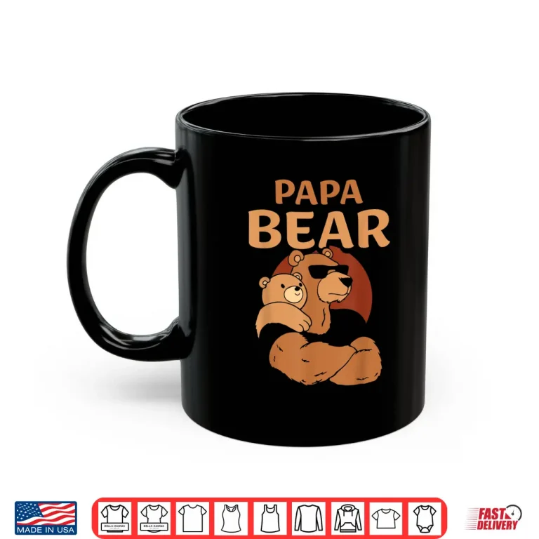 Papa Bear Bears Animal Pun Lover Dad Father Daddy Father'S Shirt 3 Mug Papa Bear Bears Animal Pun Lover Dad Father Daddy Fathers Shirt
