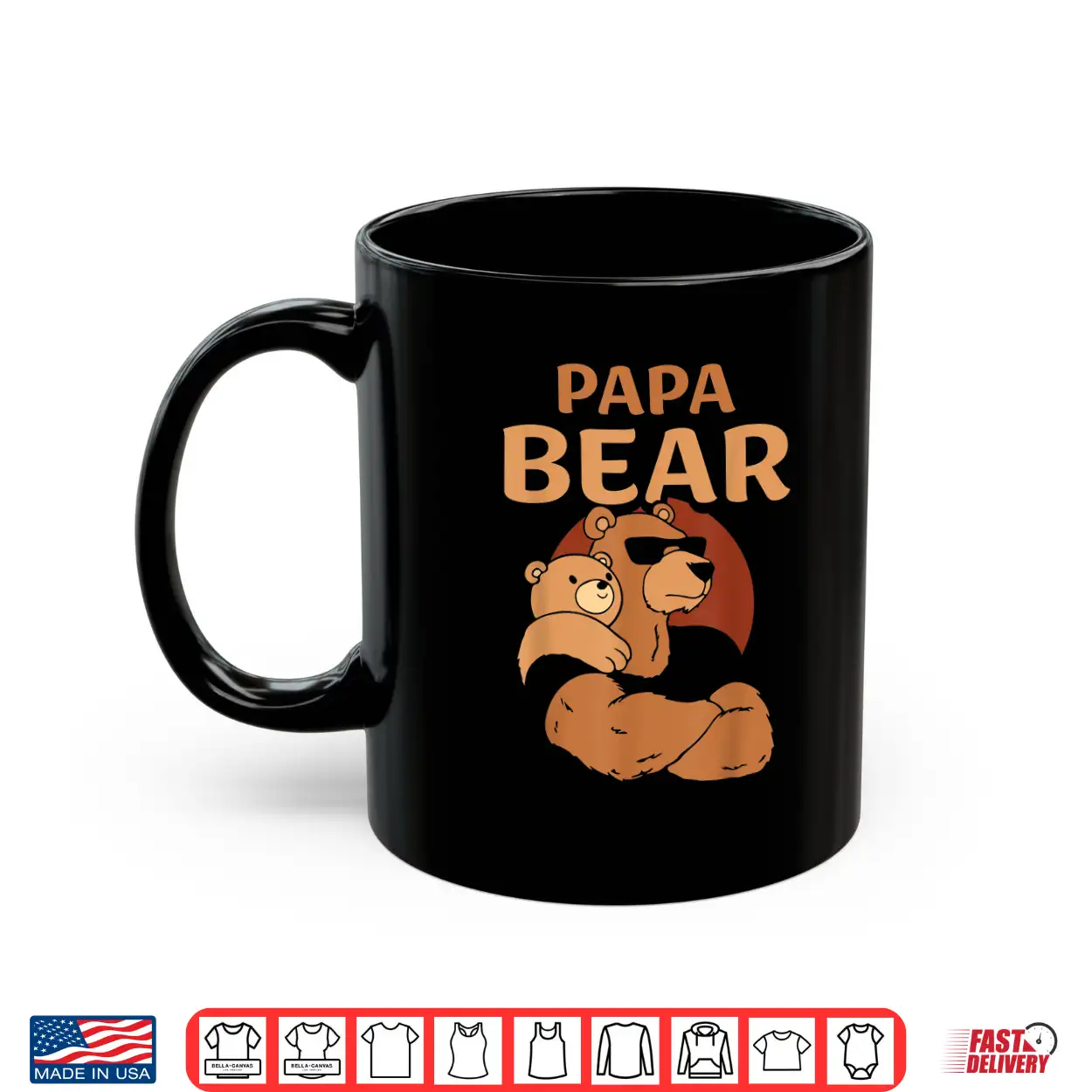 Papa Bear Bears Animal Pun Lover Dad Father Daddy Father’S Shirt Papa Bear Bears Animal Pun Lover Dad Father Daddy Father’S Shirt