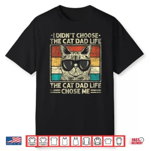 Cat Dad Shirts For Men Funny Cat Dad Father’S Day Cat Daddy Shirt