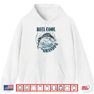 Mens Reel Cool Grandpa Fishing Dad Gifts Father’S Day Fisherman Shirt