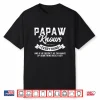 Mens Papaw Knows Everything Shirt 60Th Gift Funny Father’S Day Shirt