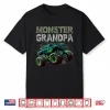 Monster Truck Grandpa Family Matching Monster Truck Lovers Shirt