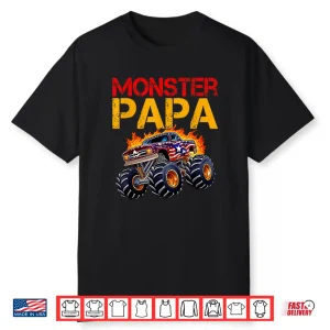 Monster Truck Papa Father’S Day Dad Men Shirt