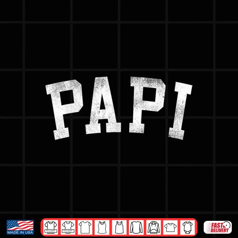 Design Papi Classic Bold Font Fathers Day Papi Shirt
