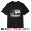 Girl Uncle Of Girls Us Flag Girls Uncle Shirt