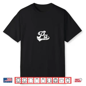 Mens Pa Vintage Retro Father’S Day For Papa Grandpa Shirt