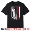 Baseball Papaw Us Flag Papaw Of A Baseball Player Papaw Shirt