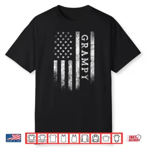 Grampy American Flag Grampy Gifts Patriotic Father’S Day Shirt