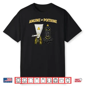 Angine De Poitrine Band Tee Vintage Music Fans Masked Shirt