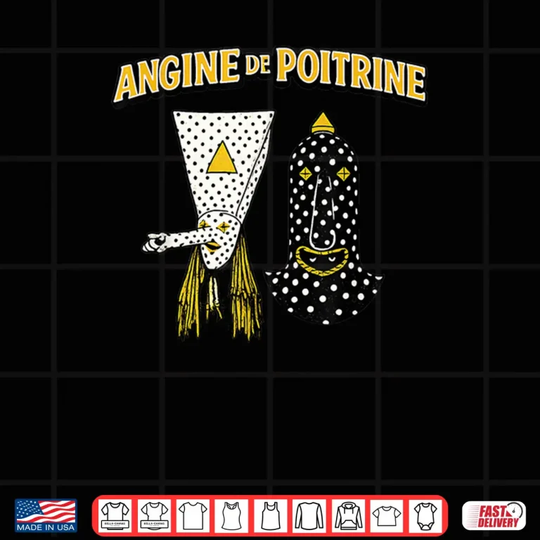 Design Angine De Poitrine Band Tee Vintage Music Fans Masked Shirt