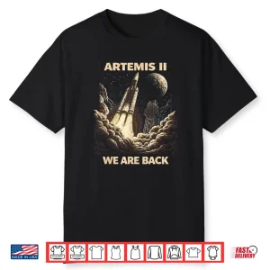 Artemis Ii Rocket Launch Mission To The Moon Artemis 2 Shirt