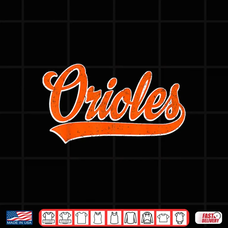 Design Oriole Name Retro Vintage Professional Identity Shirt 1