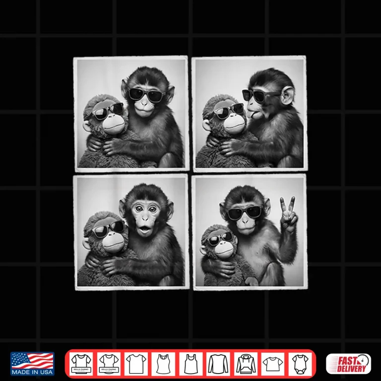 Design Punch Monkey Orangutan Toy Viral Video Meme Shirt 1