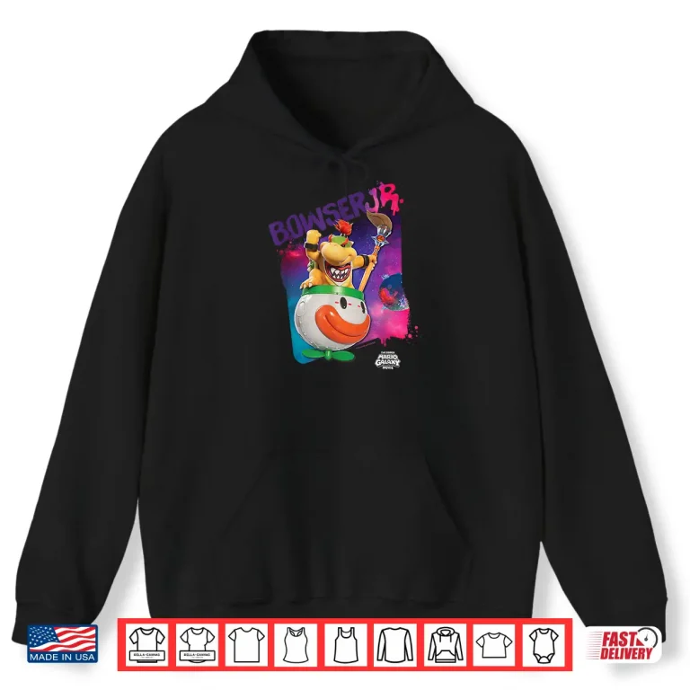 Hoodie The Super Mario Galaxy Movie Bowser Jr Shirt 1