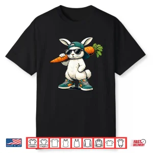 Funny Easter Bunny With Carrot Rabbit Easter Shirt