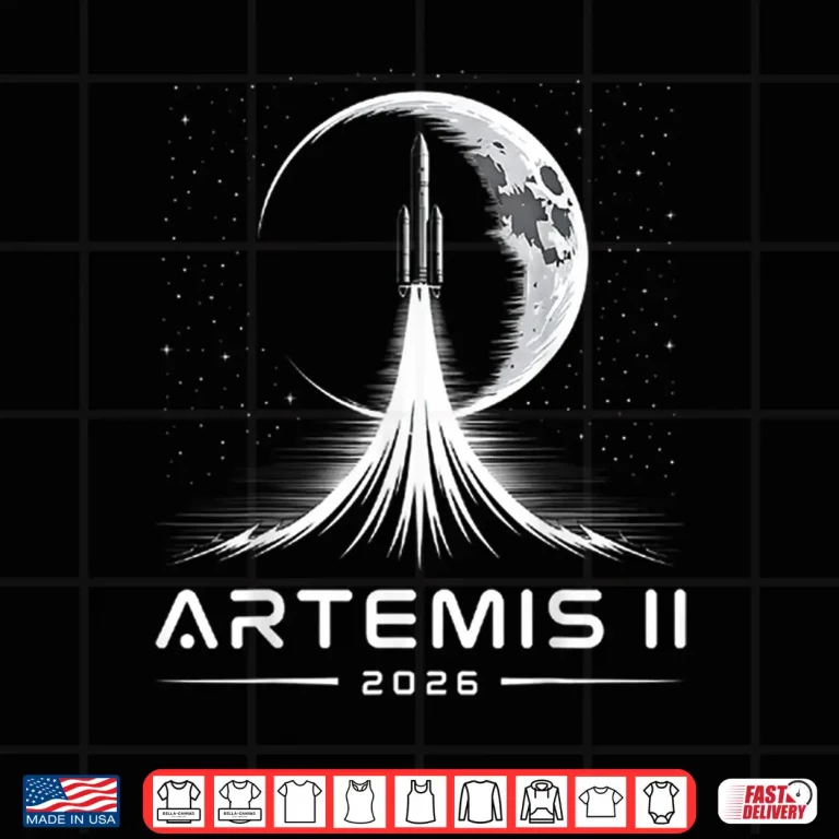Design Artemis Two Launch To The Moon Space Mission Shirt 1