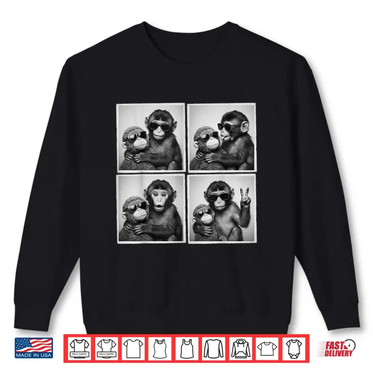 Sweatshirt Punch Monkey Orangutan Toy Viral Video Meme Shirt 2