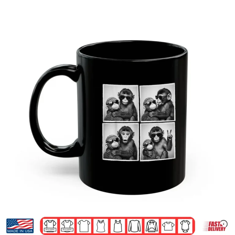 Mug Punch Monkey Orangutan Toy Viral Video Meme Shirt 2