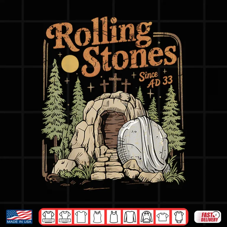 Design The Stone Was Rolled Away He Alive Easter Shirt 1