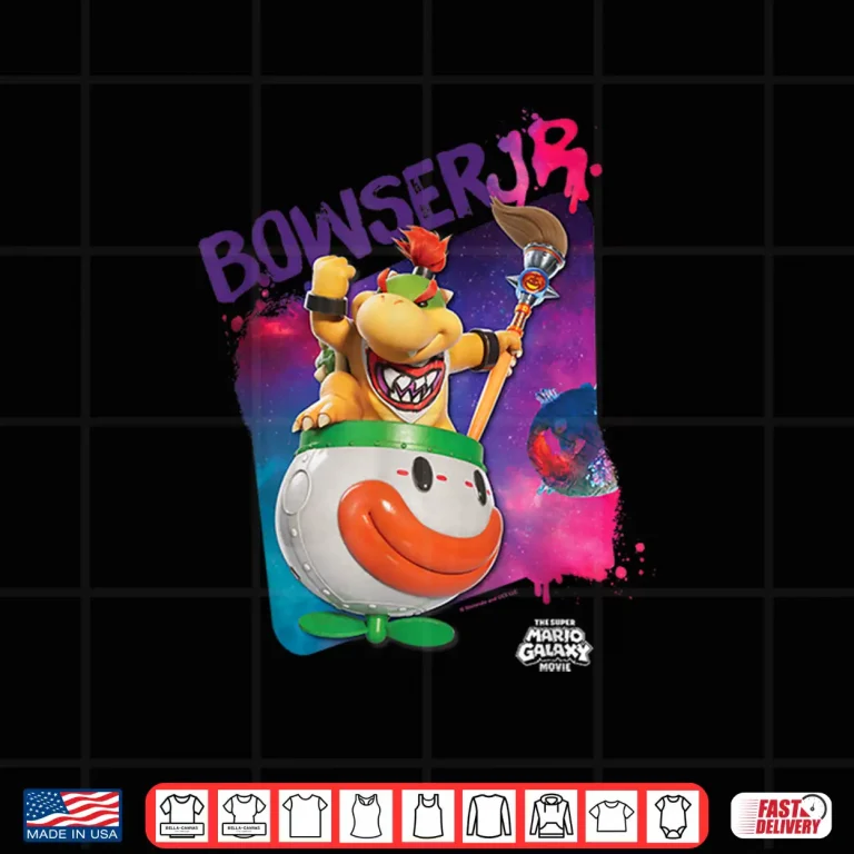 Design The Super Mario Galaxy Movie Bowser Jr Shirt 2