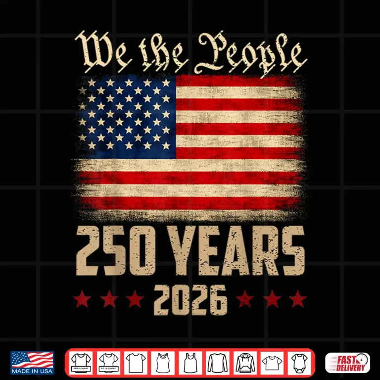 Design 250 Years America Anniversary Independence Day 4th of July Shirt