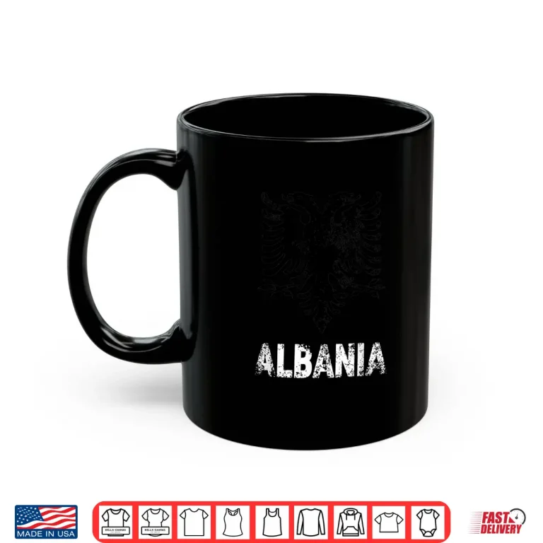 Mug Albania Shirt Men Women Independence Day Gift Albanian Eagle Shirt