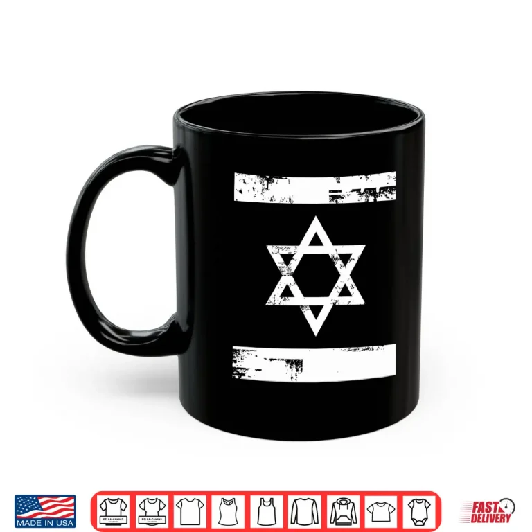 Mug Cool Star Of David Long Sleeve White Yom Haatzamaut Gift