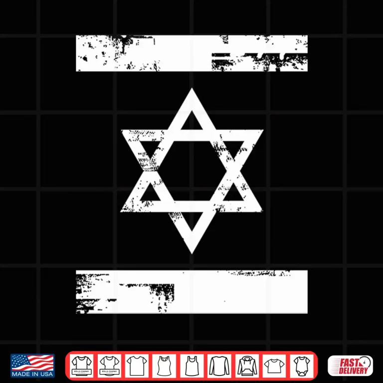 Design Cool Star Of David Long Sleeve White Yom Haatzamaut Gift