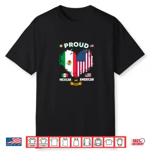Mexican American Flag Outfit Idea For Kids & Mexico Flag Shirt