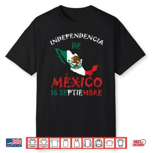 Mexican Flag 16Th September Mexico Independence Day Shirt