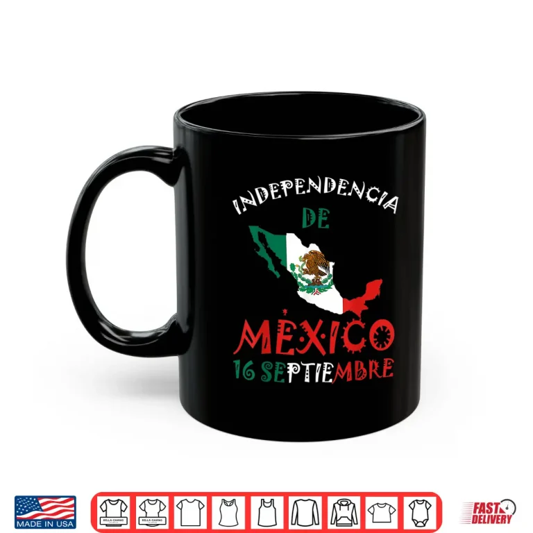 Mug Mexican flag 16th September Mexico Independence Day Shirt