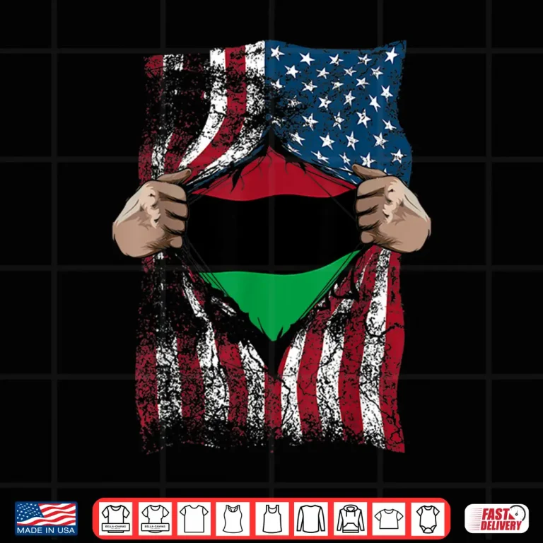 Design Pan African Unia Flag Shirt Loyal Afro Americans USA Gift